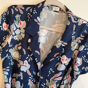 Short Sleeve Floral Maxi Dress